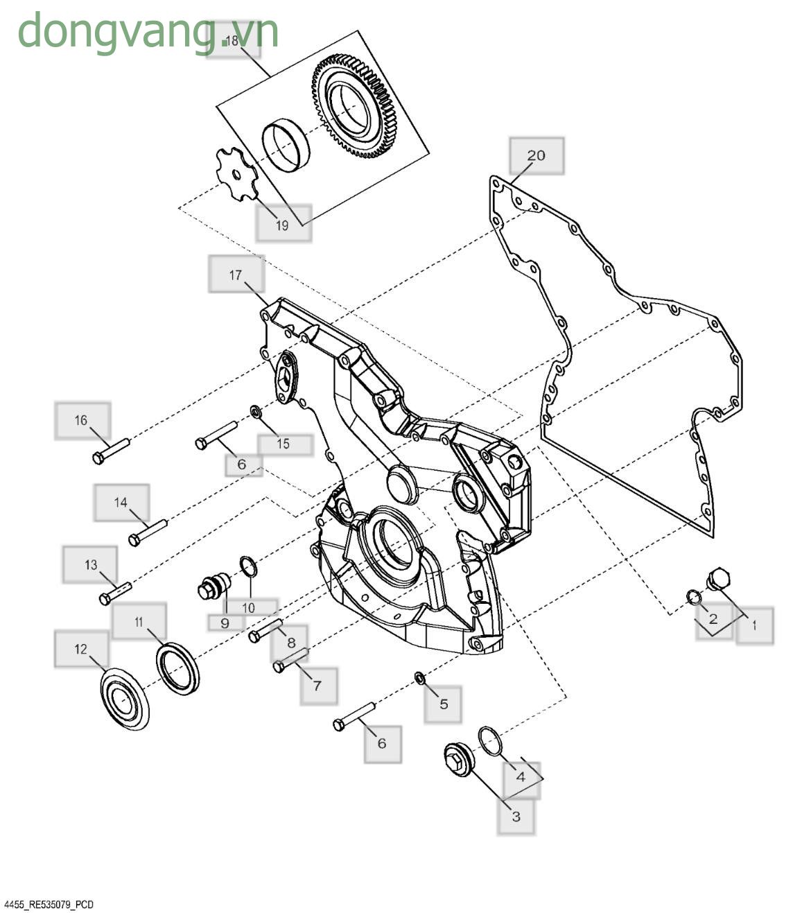 4455 Timing Gear Cover - ST458785